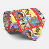  kowmeisjes die kleurrijk Mannen Western Stropdas  (Opgerold)