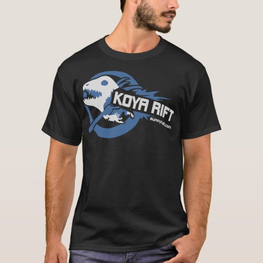 Koya Rift (G2) (donker) Blue T-shirt (Voorkant)