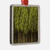 Koya Sugi Cedar Trees Metalen Ornament (Rechts)