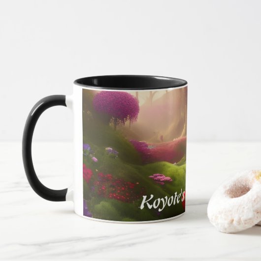 Koyote's Morning Tea Gepersonaliseerd  Mok (Met donut)