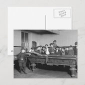 Koys Shooting Pool, 1909 Briefkaart (Voorkant / Achterkant)