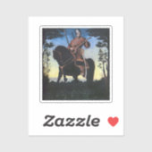 Kozakkenbandurist, 1890 sticker (Vel)