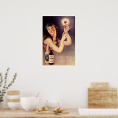 KOZAN WINE GIRL  Japanse reclame Poster (Keuken)