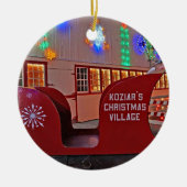 Kozier Christmas Village Ornament (Voorkant)