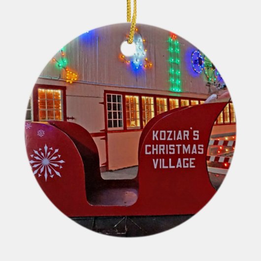 Kozier Christmas Village Ornament (Voorkant)