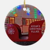 Kozier Christmas Village Ornament (Achterkant)