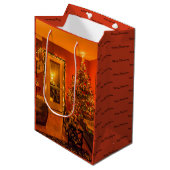 Kozige Feestdagen Medium Cadeauzakje (Voorkant Gekanteld)