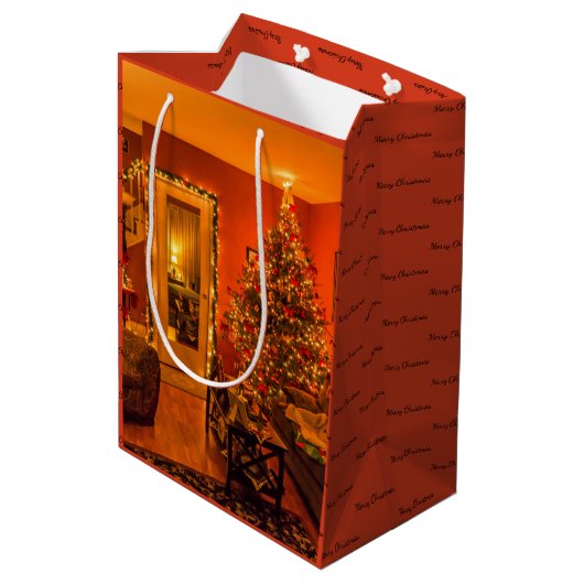 Kozige Feestdagen Medium Cadeauzakje (Achterkant Gekanteld)