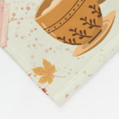Kozige herfst fleece deken (Hoek)