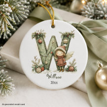 Kozige Kerstsprookjes Initiële Gepersonaliseerde V