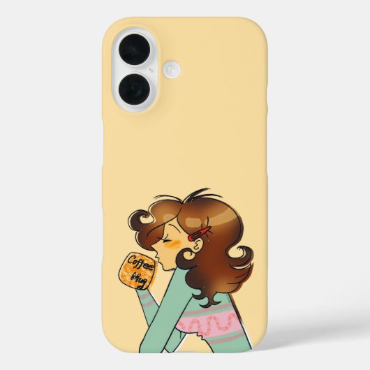 Kozige Ochtendkoffie Stemming Kunst Case-Mate iPhone Case (Achterkant)