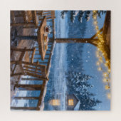Kozige Wintermeer Legpuzzel (Horizontaal)