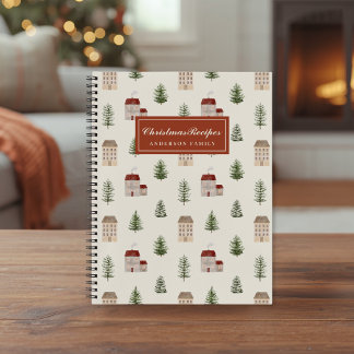 Kozijn Dorps Familie Naam Kerst Recept Notitieboek