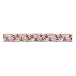 Kozijn Dorps Winter Inpakpapier Grosgrain Lint