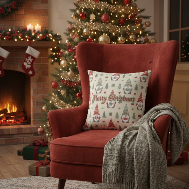 Kozijn Scandinavische Kerstkabouter Worp Kussen (Creator heeft geüpload)