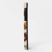 Kozy Kerstfeestdag winter Mittens iPhone Case (Achterkant/links)