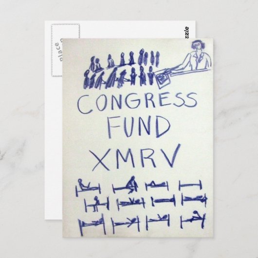 kp-congres fonds xmrv briefkaart (Voorkant / Achterkant)