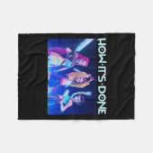 Kp Demon Hunters Halloween How It's Done Huntrix G Fleece Deken (Voorkant (Horizontaal))