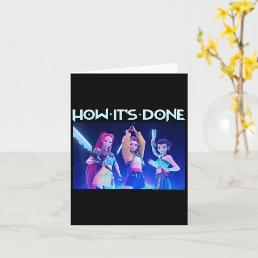 Kp Demon Hunters Halloween How It's Done Huntrix G Kaart (Gele Bloem)