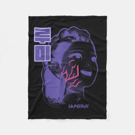 Kp Demon Hunters Halloween Huntrix Rumi Demon Mark Fleece Deken (Voorkant)