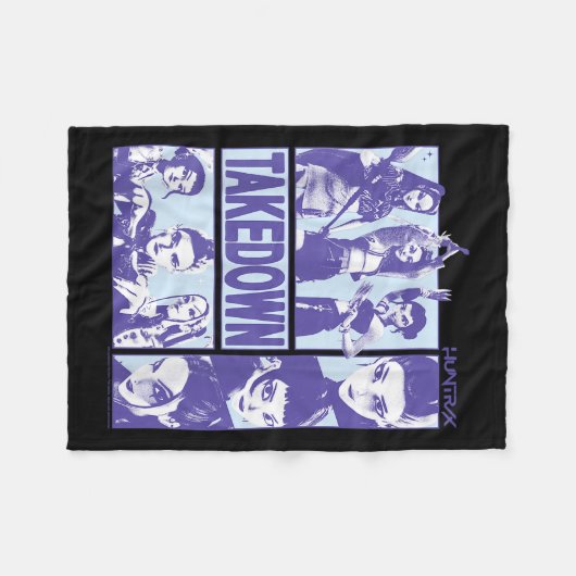 Kp Demon Hunters Halloween Huntrix Takedown Panel  Fleece Deken (Voorkant (Horizontaal))