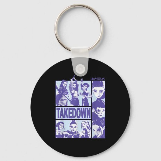 Kp Demon Hunters Halloween Huntrix Takedown Panel Sleutelhanger (Voorkant)