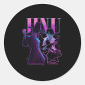 Kp Demon Hunters Halloween Jinu Showcase Y2k Style Ronde Sticker (Voorkant)