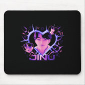 Kp Demon Hunters Halloween Jinu Y2k Heart Shape Rt Muismat (Voorkant)