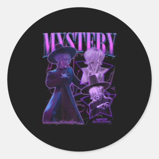 Kp Demon Hunters Halloween Mystery Showcase Y2k St Ronde Sticker (Voorkant)