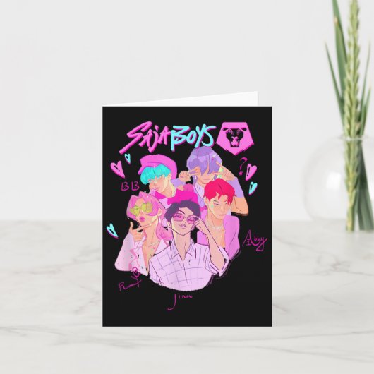 Kp Demon Hunters Halloween Saja Boys Demon Group R Kaart (Voorkant)