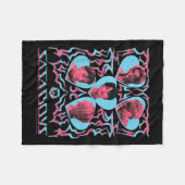 Kp Demon Hunters Halloween Saja Boys Heart Shapes  Fleece Deken (Voorkant (Horizontaal))