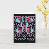 Kp Demon Hunters Halloween Saja Boys Heart Shapes  Kaart (Gele Bloem)