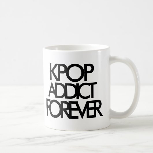 Kpop Addict Forever | Muziek-ventilatorGift Koffiemok (Rechts)