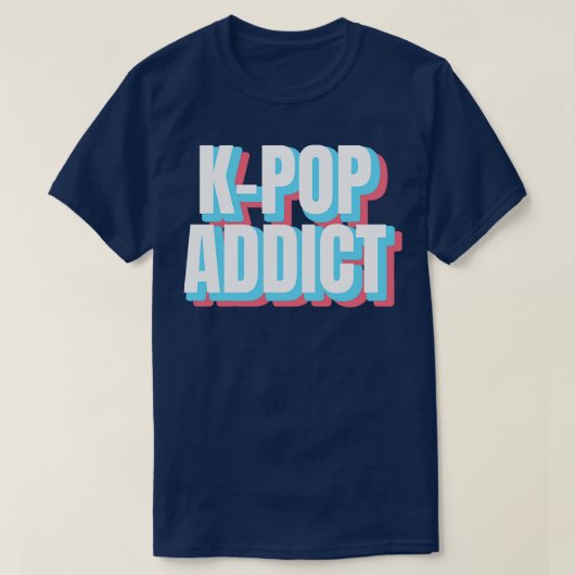 KPop Addict T-shirt (Design voorkant)