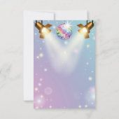 KPOP Birthday, Color the back! Invitation Kaart (Achterkant)