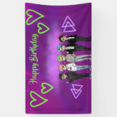 KPOP boy band birthday party Spandoek (Verticaal)