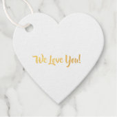 KPOP Boyband Hart  Bedankjes Labels (Voorkant)