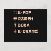 KPOP Cadeau Briefkaart (Voorkant)