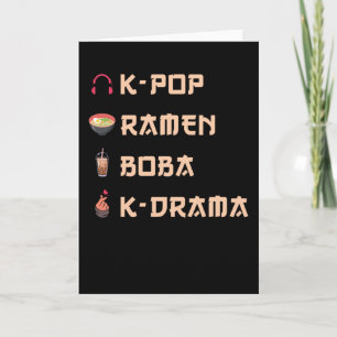 KPOP Cadeau Kaart
