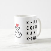 KPOP COFFEE RAMEN KDRAMA COFFEE MOK (Voorkant rechts)