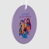 Kpop Demon Hunter Dark Fantasy Art | Anime-Inspire Ornament (voorkant)