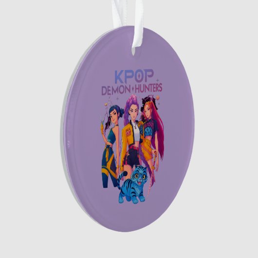Kpop Demon Hunter Dark Fantasy Art | Anime-Inspire Ornament (voorkant)