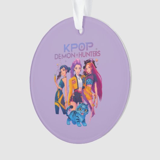 Kpop Demon Hunter Dark Fantasy Art | Anime-Inspire Ornament (voorkant)