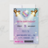 Kpop Demon Hunters Birthday Desale Invitation Kaart (Achterkant)