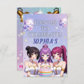 Kpop Demon Hunters Birthday Desale Invitation Kaart (Voorkant / Achterkant)