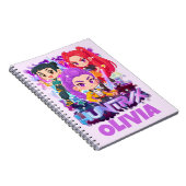 KPop Demon Hunters Notebook, Kids Huntrix Notitieboek (Rechterzijde)