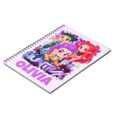 KPop Demon Hunters Notebook, Kids Huntrix Notitieboek (Linkerzijde)