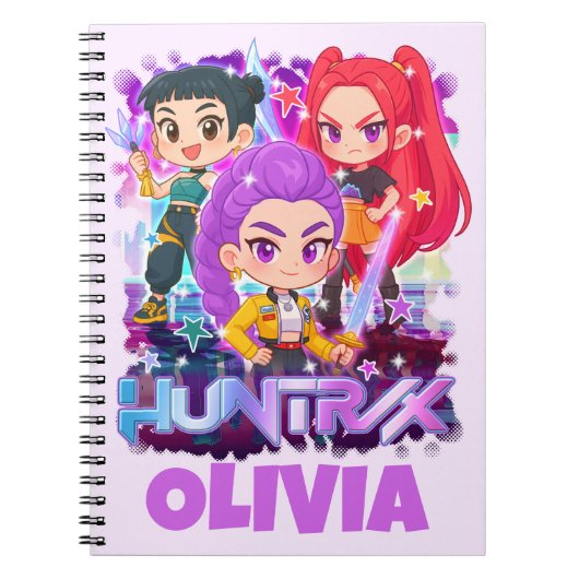 KPop Demon Hunters Notebook, Kids Huntrix Notitieboek (Voorkant)