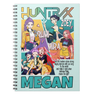 KPop Demon Hunters Notebook, Kids Huntrix Notitieboek