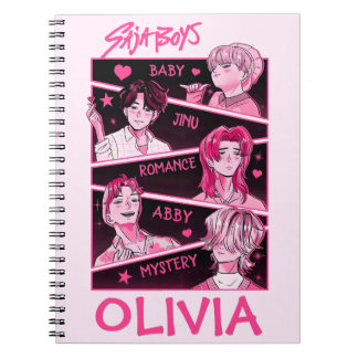 KPop Demon Hunters Notebook, Kids Saja Boys Notitieboek